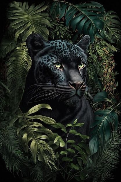 Black Jaguar Animal, Surfboard Painting, Jaguar Animal, Panther Art, English Toy Spaniel, Lion Wallpaper, Black Jaguar, Iphone Wallpaper Hd Nature, Tableau Art