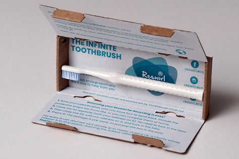 Toothbrush Design, Eco Packaging, Bamboo Toothbrush, Biodegradable Packaging, Biodegradable Plastic, Plastic Design, Packing Design, Yanko Design, Sustainable Packaging