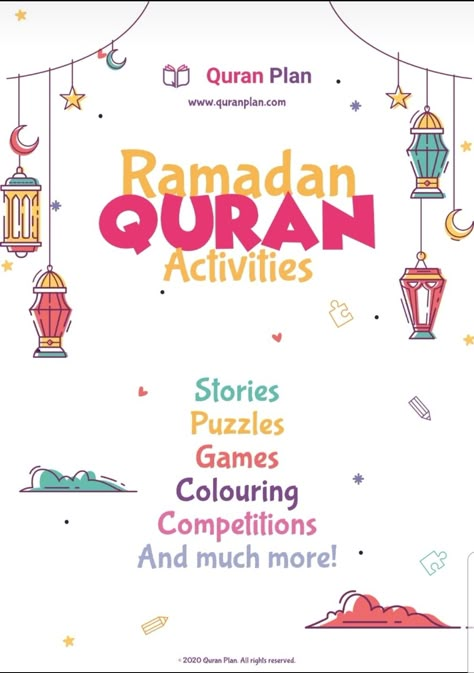 Ramzan Activities For Kids, Ramadan Activities For Kids Ideas, Ramadan Activity For Kids, Ramadan Kids Activities, Ramadhan Activities, Ramadan Story, Ramadan Crafts For Kids, Revision Games, Islamic Activities For Kids