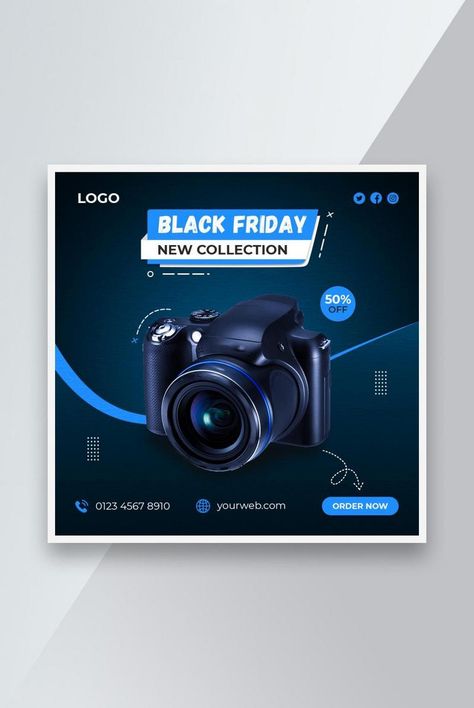 Camera brand product social media post banner#pikbest#templates Product Social Media Post, Camera Brand, Banner Image, Food Graphic Design, Graphic Design Photoshop, Presentation Video, Social Media Post Design, Banner Images, Breakfast Menu