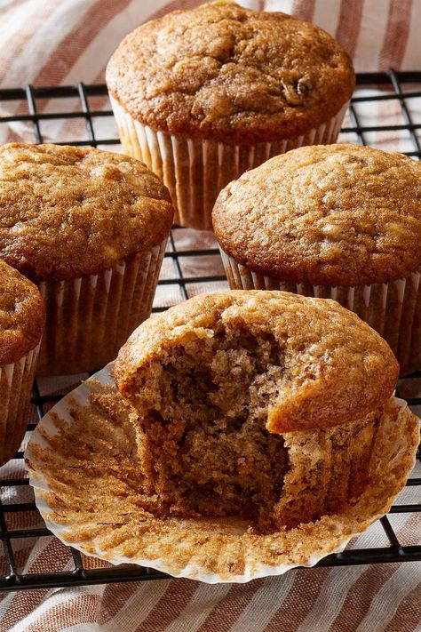 Vegan Banana Muffins Easy Vegan Banana Muffins, Vegan Muffins Easy, Almond Butter Banana Muffins, Vegan Muffin Recipe, Eggless Banana Muffins, Avocado Banana Bread, Vegan Banana Nut Muffins, Vegan Breakfast Muffins, Banana Coconut Muffins