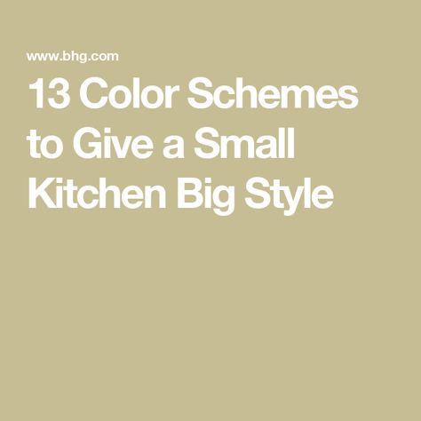 13 Color Schemes to Give a Small Kitchen Big Style Small Kitchen Ideas Color, Small Kitchen Colors Schemes, Colors That Compliment Grey, Kitchen Color Palette Ideas, Kitchen Color Pallet, Kitchen Paint Schemes, Light Kitchen Colors, Kitchen Color Themes, Kitchen Color Palette