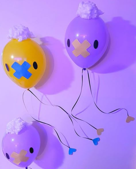 Halloween Pokemon Decorations, Gengar Birthday Party, Pokemon Halloween Decor, Pokemon Party Decor, Adult Pokemon Party, Pokemon Decorations Party, Pokemon Birthday Diy, Trunk Or Treat Pokemon, Pokemon Halloween Decorations