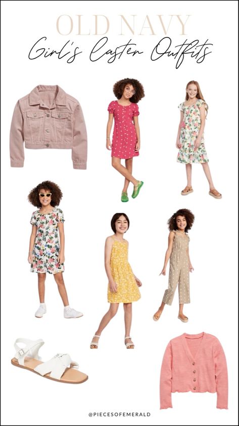 Old navy Easter outfits for girls Girls Easter Outfit, Easter Outfit Ideas, Girls Winter Outfits, Outfits For Kids, Easter Outfit For Girls, Navy Girls, Spring Outfit Ideas, Girls Fall Outfits, Easter Girl