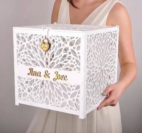 Wedding Envelope Box, Wedding Gift Card Box, Wedding Post Box, Money Box Wedding, Box With Lock, Wedding Post, Wedding Card Box, Envelope Box, Event Card