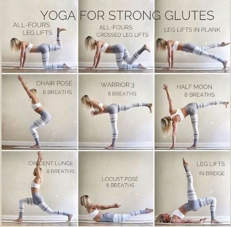 Strengthen Glutes, Strong Glutes, Hard Yoga, Yoga Teaching, Quick Yoga, Teach Yoga, Yoga Kundalini, Yoga Journey, Better Habits