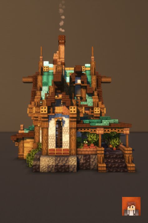 This is the back of the build from the last pin. The texture pack I use is 'Stay True' and shaders 'complementary shaders' #Minecraft #MinecraftBuilds #MinecraftHouse #minecraftbuildingideas #Victorian #MinecraftBase #fantasy #minecraftcastle #minecraftstarterhouse #cottage Minecraft 1 Chunk Builds, Minecraft Librarian Trading Hall, City Buildings Minecraft, Minecraft Elven, Minecraft Victorian, Minecraft Starter House, Minecraft Steampunk, Minecraft Houses Survival, Fantasy Cottage