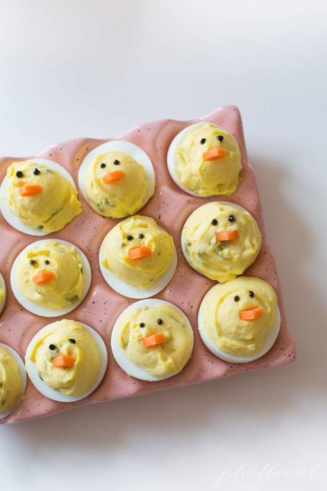 Easy Easter Brunch, Easter Deviled Eggs, Easter Party Food, Best Deviled Eggs, Easter Appetizers, Easter Dishes, Easter Lunch, Easter Snacks, Easter Menu