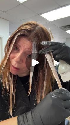 How To Paint Highlights In Hair, Blond Around Hairline, Balayage Home Diy, Balayage Hair Diy Tutorials, Easy Highlights For Brown Hair, Sectioning Hair For Balayage, Balayage Bleach Placement, Highlighting My Own Hair, Diy Bayalage At Home Easy