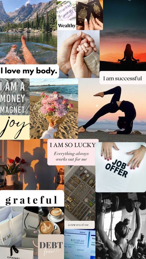 Vision board 2024 Job Vision Board, Relationship Vision Board, Career Affirmations, Job Images, Manifesting Vision Board, Vision Board Examples, Money Vision Board, Vision Board Images, Vision Board Wallpaper