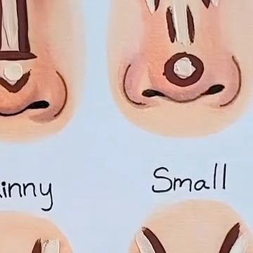 Makeup on Instagram: "Different nose contouring techniques 👃 @eyeinspired" Contour Hacks, Face Highlighting, Pug Nose, Drawing Makeup, Contouring Tips, Eyeshadow Application, Lipstick Application, Nose Types, Contouring Techniques