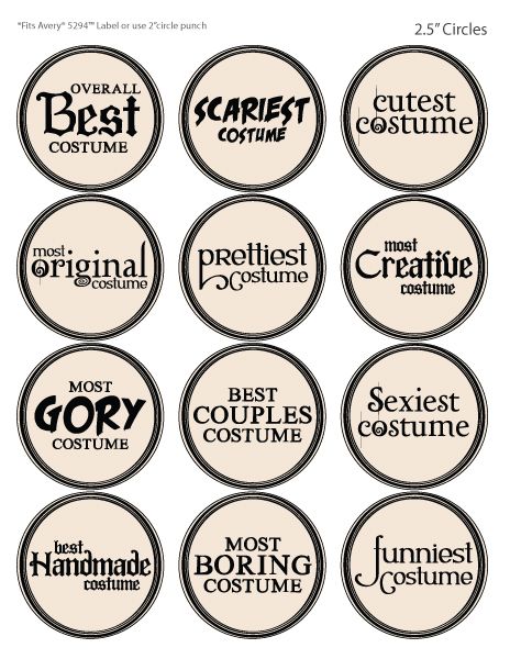 FREE printable Halloween costume contest awards Friday Halloween Costume, Halloween Costume Contest Awards, Friday Costume, Halloween Costume Awards, Halloween Trophies, Friday Halloween, Halloween Prizes, Annual Halloween Party, Mascaras Halloween