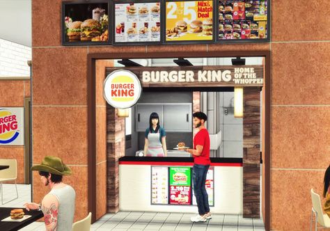 Rodeo Burger, Sims 4 Restaurant, Home Burger, Sims 4 Cc Kids Clothing, Sims 4 Game Mods, Sims 4 Body Mods, Tumblr Sims 4, Sims 4 Game, City Living