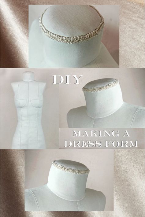 DIY Dress Form with pattern from BootstrapFashion I Tutorial by Christin Grace In this tutorial I show you, how to make your own custom fit dress form using your own measurements with the pattern from BootstrapFashion. #Custom Fit Dressform #DIY Dress Form #Making A Dress Form #Sewing #Sewing Pattern #Fashiondesign Diy Dress Form, Custom Dress Form, Making A Dress, Sewing 101, American Quilt, Belle Dress, Diy Sewing Clothes, Clothes Sewing Patterns, Sewing Art