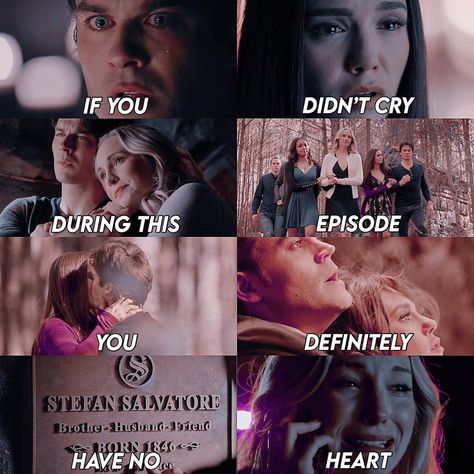 𝐓𝐕𝐃 & 𝐓𝐎 🤍 on Instagram: “did you cry during the last episode?🥺 — 𝐟𝐨𝐥𝐥𝐨𝐰 @vampxsoul 𝐟𝐨𝐫 𝐦𝐨𝐫𝐞! — 𝐩𝐥𝐳 𝐬𝐡𝐚𝐫𝐞 𝐨𝐧 𝐲𝐨𝐮𝐫 𝐬𝐭𝐨𝐫𝐲🙏🏻 — give credit if you repost or recreate! —…” Tvd Last Episode, Stefan Salvatore, Last Episode, Love Me Quotes, Movie Quotes, Instagram Accounts, Vampire Diaries, Your Story, Tv Series