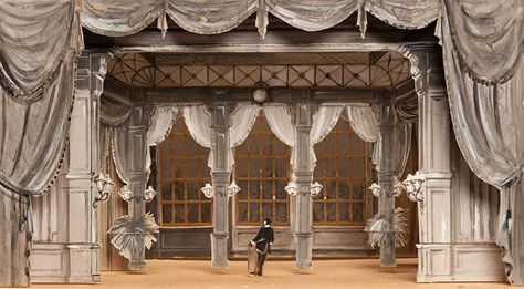 Scenic Design Sketch, Dark Victorian Aesthetic, Set Design Theatre, Stage Backdrop, Theatre Design, Theatre Set, Stage Set, Paper Model, Scenic Design