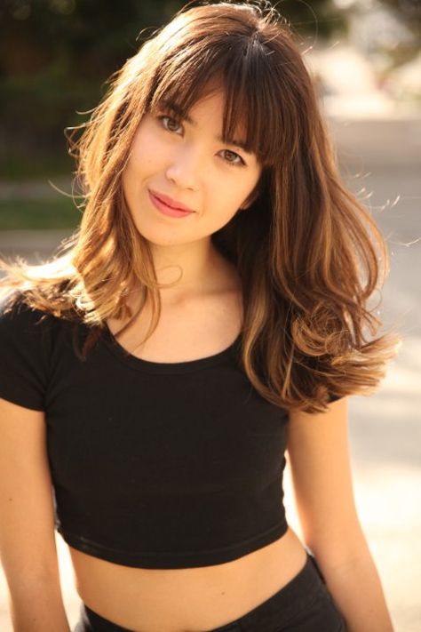 Nichole Bloom: #Hapa actress. #Bangs. Nichole Sakura, Rebecca Rittenhouse, Nichole Bloom, The Shameless, Model Minority, Sakura Bloom, Until Dawn, Project X, Bob With Bangs