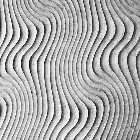 Architectural Concrete Concrete Material, Concrete Pattern, Textured Facade Architecture, Concrete Lines Pattern, Sustainable Concrete Architecture, Concrete Structure Architecture, Architecture Concrete Texture, Wave Form Architecture, Feature Wall Cladding