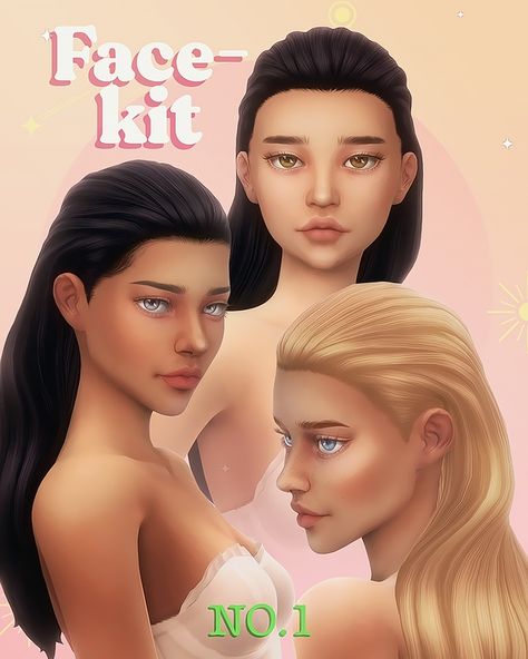 Face-kit No.1 | Miiko on Patreon The Sims 4 Miiko Cc, Ts4 Face Presets Cc, Sims 4 Cc Face Kit, Sims Face Preset Cc, Sims Cc Face Shape, Sims 4 Miiko Cc, Sims4 Cc Face Shape, Face Shape Sims 4 Cc, Ts4 Cc Face Preset