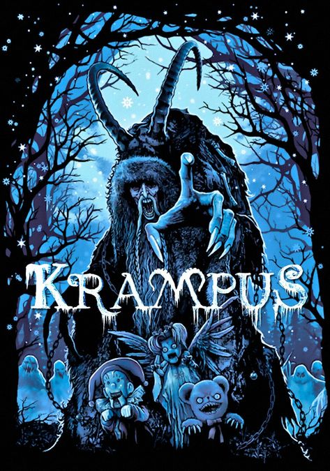 Krampus movie poster Christmas Movie Posters & Artwork #Christmasmovies #Christmas #movieposters #seasonal #snowmovies #dramamovies #actionmovies #scifimovies #adventuremovies #fantasymovies Krumpas Christmas, Christmas Movie Posters, Emjay Anthony, Krampus 2015, Krampus Movie, Folk Lore, Christmas Horror, Horror Comedy, Half Demon