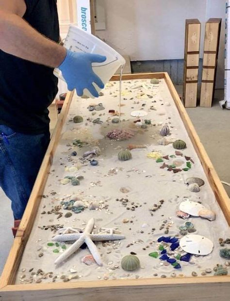 55 Amazing Epoxy Table Top Ideas You’ll Love To Realize - Engineering Discoveries Epoxy Table Top Ideas, Table Top Ideas, Săpunuri Handmade, Epoxy Table Top, Epoxy Countertop, Epoxy Ideas, Backyard Seating, Epoxy Resin Table, Clear Epoxy Resin