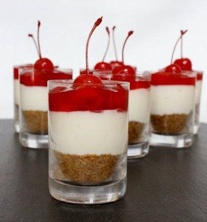 January 2015 Winner Fireball Cheesecake Shots Whiskey Cheesecake, Packer Party, Cheesecake Shots, Fireball Recipes, Wyrd Sisters, Infused Drinks, Camping Menu, Fireball Whiskey, Alcoholic Desserts