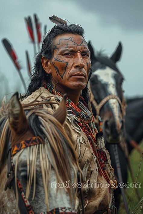 Powerful Artwork, Native American Horses, Horse Canvas, Native American Warrior, Native American Images, Native American Chief, Native American Men, Native American Pictures, Native American Quotes