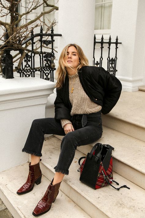 This Blogger Is Making A Case For The Cowboy Boot Fashion Me Now, Fall Fashion Coats, Skandinavian Fashion, Bohol, Mode Inspo, Looks Style, Mode Inspiration, Fall Winter Outfits, Street Styles