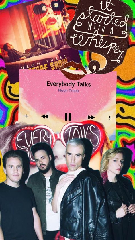 this band is so good!! neon trees! listen to "everybody talks" if you want to try them! #neontrees #everybodytalks #goodmusic #amazing #fyp Neon Trees Band, Neon Trees, Everybody Talks, When Words Fail Music Speaks, When Words Fail, Song Artists, Good Music, Trees, Neon