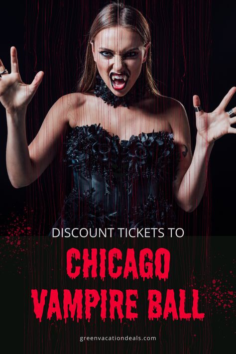 Chicago Vampire Ball Discount Tickets Chicago Halloween, Vampire Ball, Chicago Travel Guide, Chicago Trip, Vampire Queen, Chicago Travel, Halloween Event, Tarot Readings, Trip Ideas