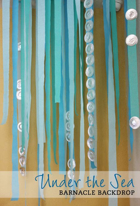 Under The Sea Diy, Sea Party Ideas, Mermaid Movies, Dessert Table Backdrop, Disney Movie Night, Birthday Party Set, Under The Sea Theme, Under The Sea Party, Diy Backdrop