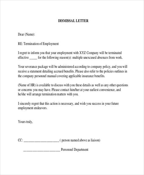 Termination Letter, Firing An Employee, Resignation Letters, Insurance Benefits, Free Word, Letter Template, Ms Word, Letter Templates, Writing