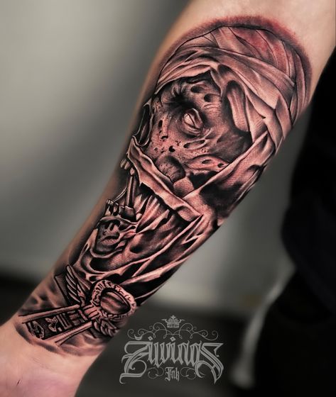 Mummy Tattoo, Dark Art Tattoo, New Tattoos, Dark Art, Art Tattoo, Tatting, Tattoos, Quick Saves, Art