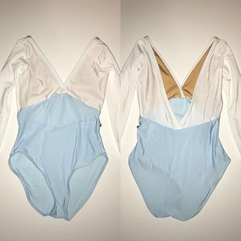 alicia yumiko n white top and trim n mirror bottom 3/4 sleeves Yumiko Leotard Ideas, Yumiko Inspiration, Ballet Leotards Yumiko, Ballet Leo, Ballet Fits, Ballet Attire, Yumiko Leotard, Japanese Fashion Trends, Leotard Ballet