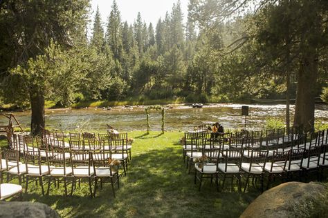 Truckee River Wedding from  Nightingale Photography Truckee River, Riverside Weddings, River Wedding, Lake Tahoe Weddings, Tahoe Wedding, Plan My Wedding, Lodge Wedding, Wedding Goals, Woodland Wedding