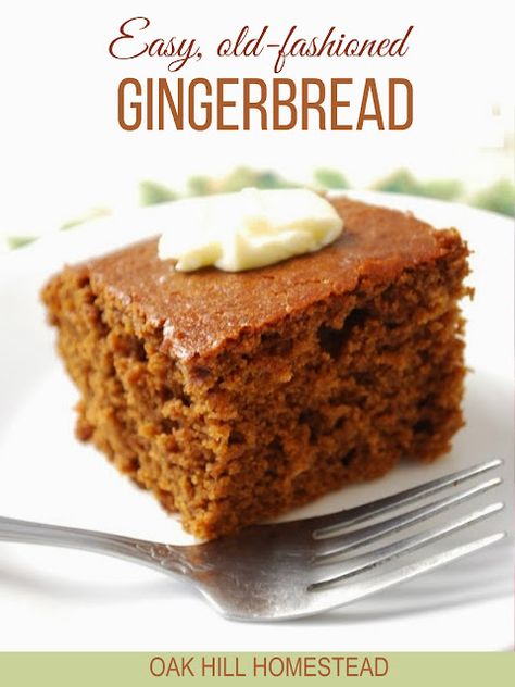 Old-fashioned rich and spicy gingerbread recipe you're sure to love! Old Fashioned Gingerbread Recipe, Gingerbread Dessert Recipes, Easy Gingerbread Recipe, Spicy Gingerbread, Traditional Gingerbread, Gingerbread Dessert, Gingerbread Creations, Gingerbread Cake Recipe, Apple Sauce Recipes