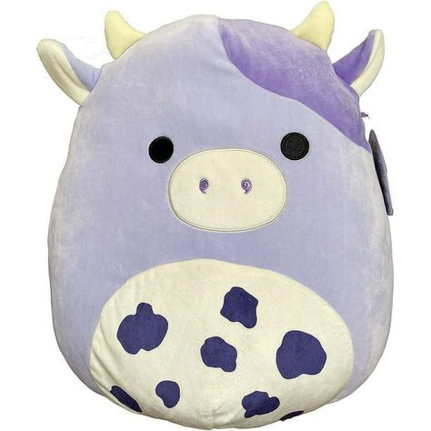 Pillow Pals, Cute Squishies, Purple Cow, White Cow, Plush Toy Dolls, Cute Stuffed Animals, Cute Toys, Cute Plush, Soft Pillows