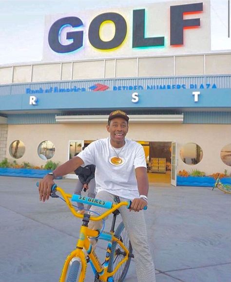 Golf Wang Outfit, Tyler The Creator Golf, Michael Jordan Pictures, Tyler The Creator Wallpaper, Aesthetic Feed, Celebrity Culture, Golf Wang, T Baby, Rare Pictures