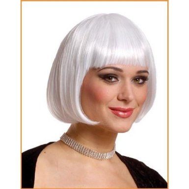 Amazon.com: Sassy Wig - Platinum Adult Flapper Costume Accessory: Clothing  $11 Platinum Bob, Platinum Wigs, Platinum Blonde Bobs, Blonde Bob Wig, Bleach Blonde Hair, Hair Color Pastel, Strawberry Blonde Hair, Curly Lace Front Wigs, Brown Blonde Hair