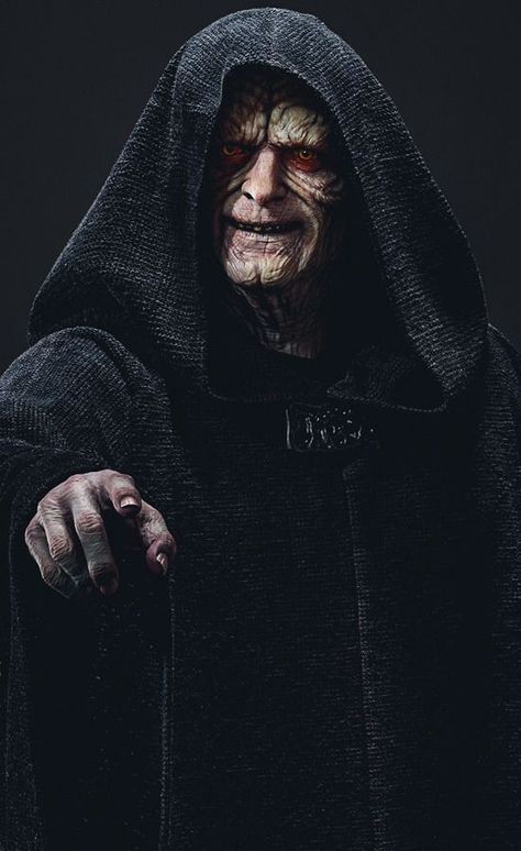 Darth Sidious Tattoo, Darth Sidious Art, Darth Sidious Wallpaper, Emporer Palpatine, Star Wars Darth Sidious, Star Wars Sith Lords, Tattoo Star, Sith Lords, Darth Sidious