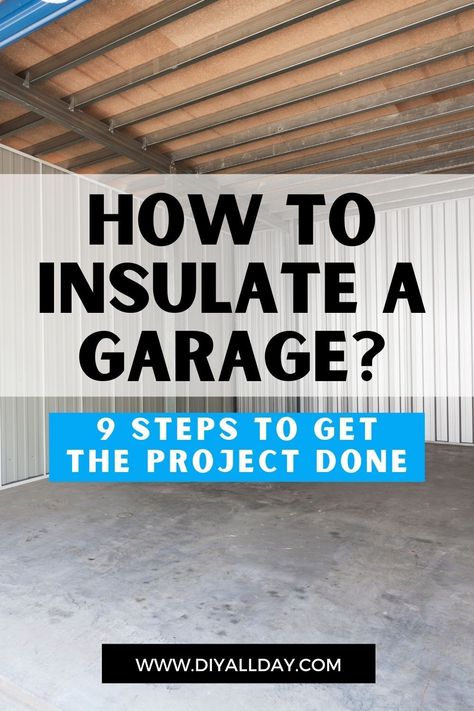 Insulation For Garage Door, Garage Wall Insulation Diy, Garage Drywall Ideas, Winterize Garage Door, Insulated Garage Door, Garage Door Insulation Diy, Insulate Garage Walls, How To Insulate A Garage, Garage Insulation Ideas