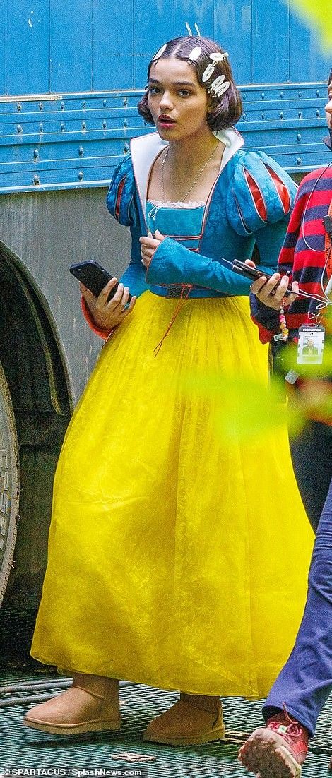 Yellow Tulle Skirt, Snow White Movie, Snow White Dress, Broadway Costumes, Snow White Dresses, Disney Cast, Rachel Zegler, Marvel Photo, Disney Live Action