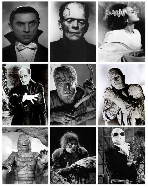 Universal Studio monster films. Universal Monsters Phantom Of The Opera, Goth Widgets, Classic Monster Movies, Universal Horror, Monster Tattoo, Costume Closet, Horror Photos, Monster Movies, Horror Vintage