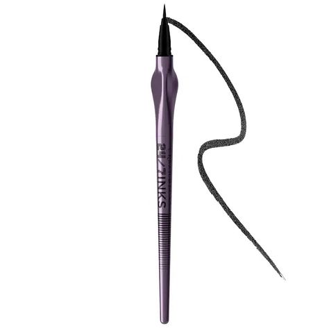 Purple Liquid Eyeliner, Urban Decay Glitter Eyeliner, Urban Decay Eyeliner, Eyeliner Designs, Urban Decay Eyeliner 24/7, Liquid Eyeliner Pen, Eye Makeup Looks, Dream Wishlist, Waterproof Liquid Eyeliner