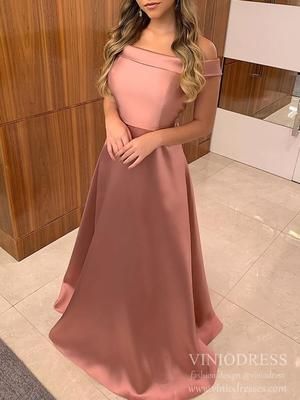 Gold Mermaid Prom Dresses, Blush Pink Prom Dresses, Valentines Dance, Rose Prom Dress, Military Ball Gowns, Prom Dresses Cheap, Satin Prom Dresses, Satin Formal Dress, Vestidos Color Rosa