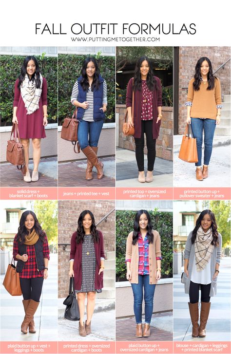 8 Fall Outfit Formulas + Tons of Stuff Still on Sale + An Update on the Style Challenge Closet Outfits, University Outfits, Teacher Wardrobe, Cozy Fall Outfits, Outfit Challenge, Outfit Formulas, Style Challenge, Hijab Style, Sweaters And Jeans