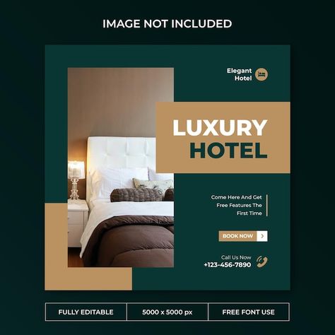 Hotels Poster Design, Hotel Template Design, Hotel Instagram Post Design, Hotel Room Social Media Post, Hotels Social Media Posts, Hotel Social Media Post Design, Hotel Poster Design Ideas, Hotel Instagram Post Ideas, Hotel Post Design