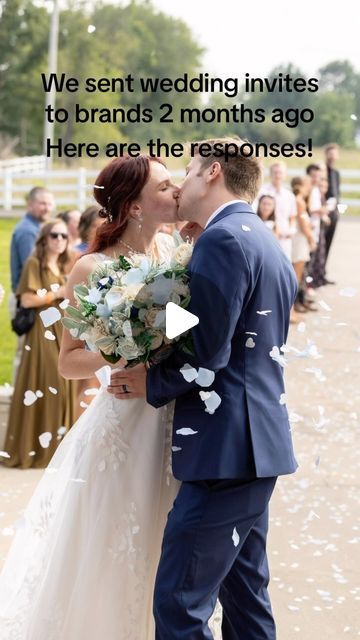 Wedding Planning Resource on Instagram: "PSA: Send your wedding invites to ur fav brands! 🤩 Credit to @kennathedoghandler on TikTok! ✨  #wedding #weddinginspo #weddingideas #weddinginvitations #bridetobe #groomtobe #2023wedding #weddinggift #weddingpresent #weddingplanning" Send Wedding Invites To Companies, Companies To Send Wedding Invites, Tiktok Wedding, Wedding Content, Wedding Company, Blush Wedding, Wedding Invites, Wedding Tips, Wedding Inspo