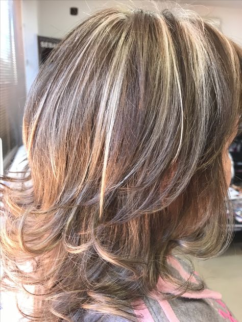 Frosted Hair, Medium Cut, Hair Affair, Brown Blonde, Favorite Hairstyles, Brown To Blonde, Medium Hair Cuts, Medium Hair, Length Hair