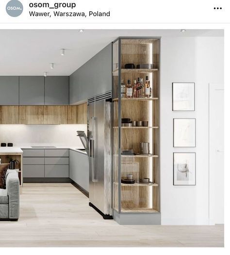 Modern Crockery Cabinet, Opulent Kitchen, Modern Crockery, Unit Kitchen, Luxury Kitchen Cabinets, Crockery Cabinet, Kitchen Cabinetry Design, Kitchen Cabinets Ideas, Kitchen Cabinet Organizer